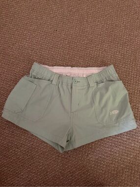 AFTCO Women's Sage Green Athletic Shorts